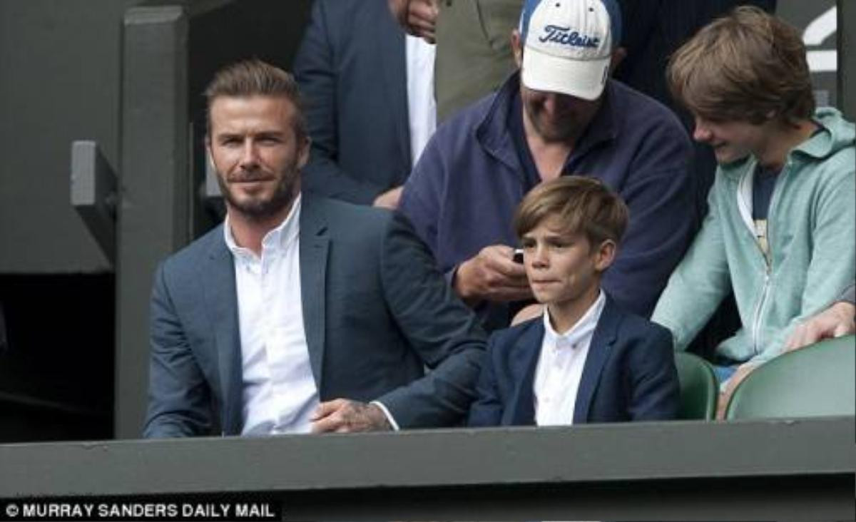 Beckham và Romeo.