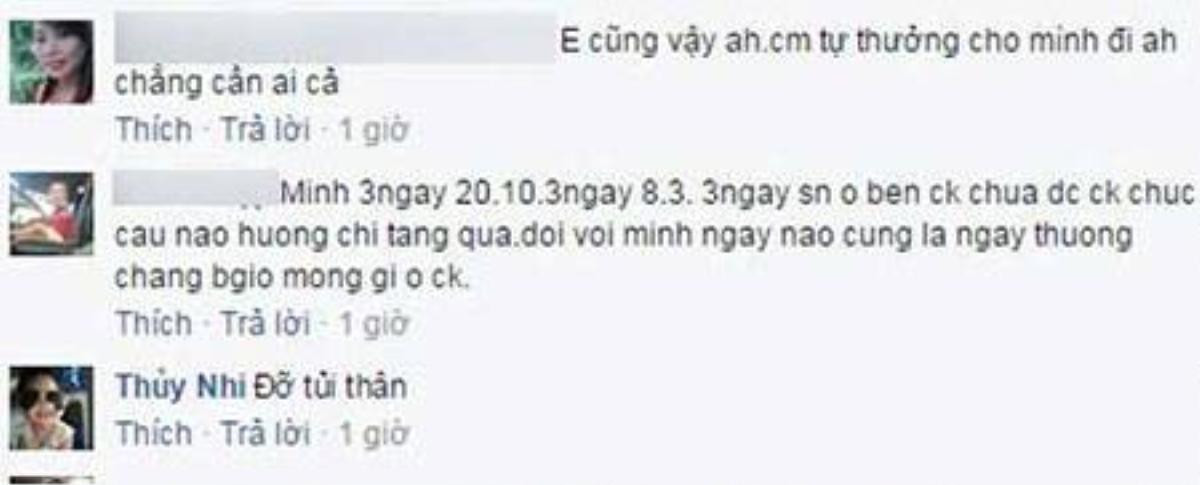 Không chỉ ngày 20/10, các dịp 8/3, sinh nhật nhiều bà vợ cũng bị chồng "ngó lơ"