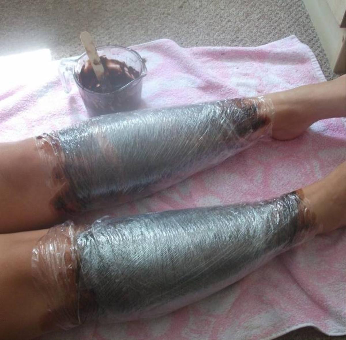 DIY-Body-Wrap-for-Legs