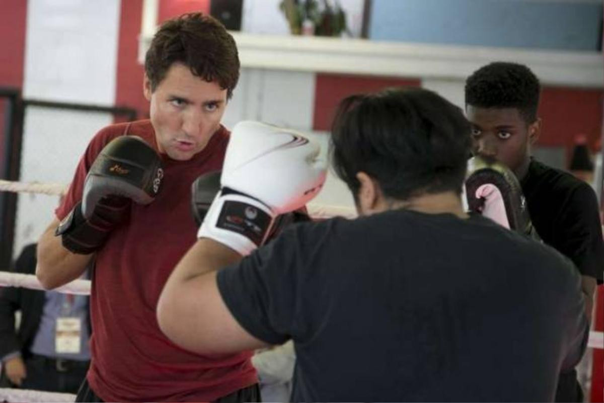 Boxing là bộ môn yêu thích của tân thủ tướng Canada.