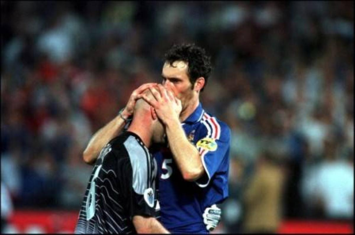 Laurent Blanc và Fabien Barthez