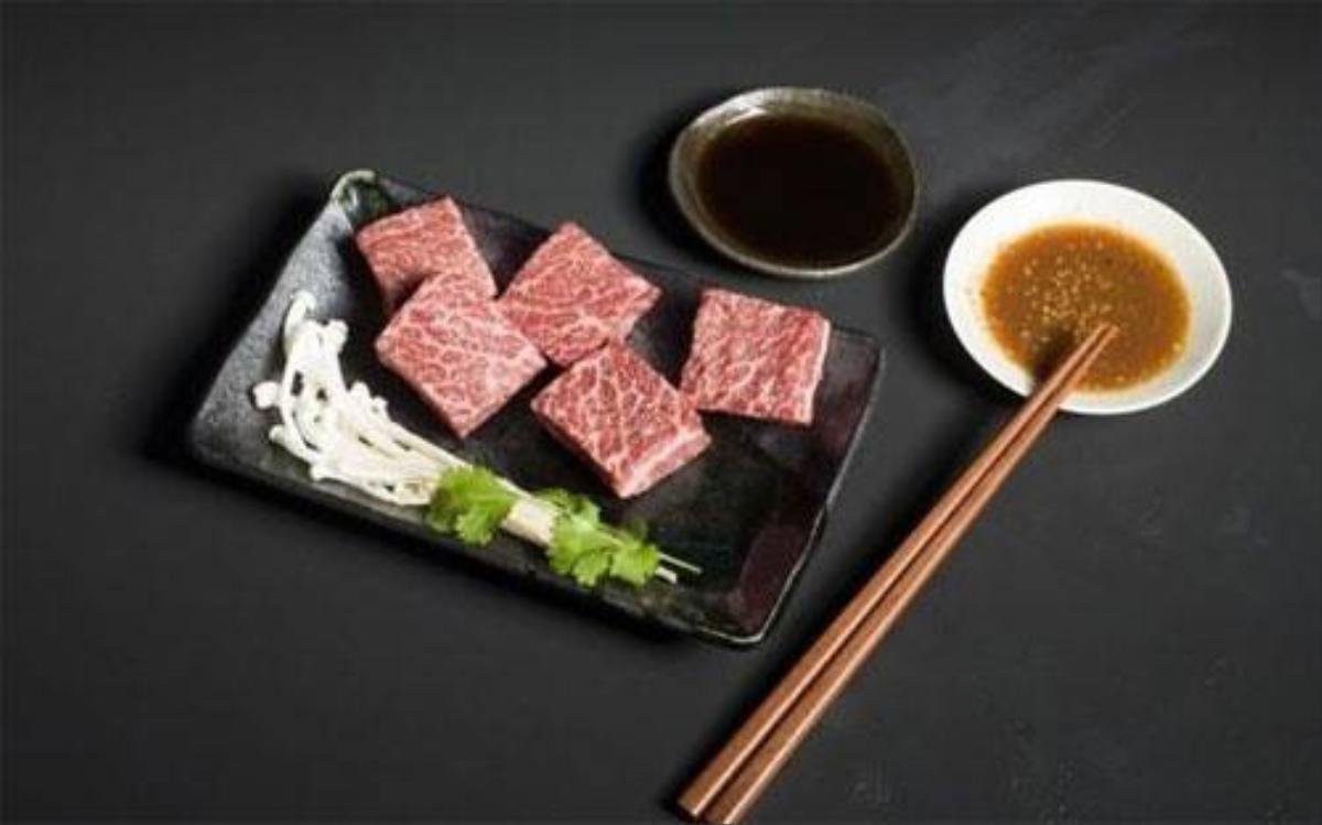 Những miếng thịt bò Wagyu thuần chủng từ một trang trại ở Australia.