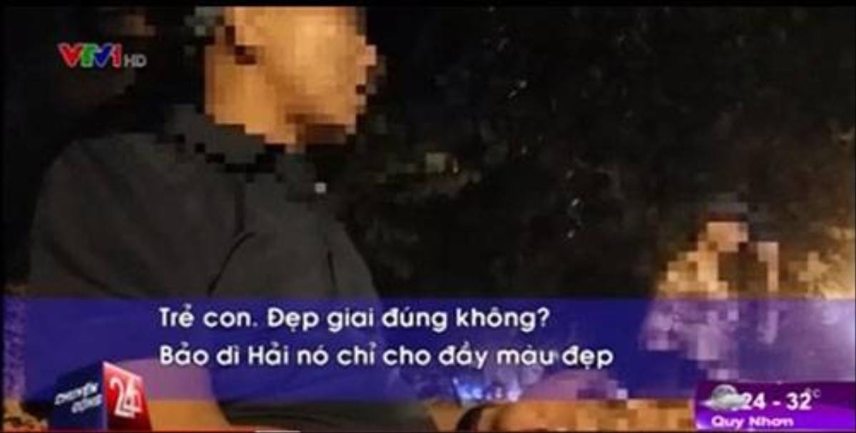 Một trong những tú ông của đường dây môi giới mại dâm nam - (Ảnh cắt từ clip).