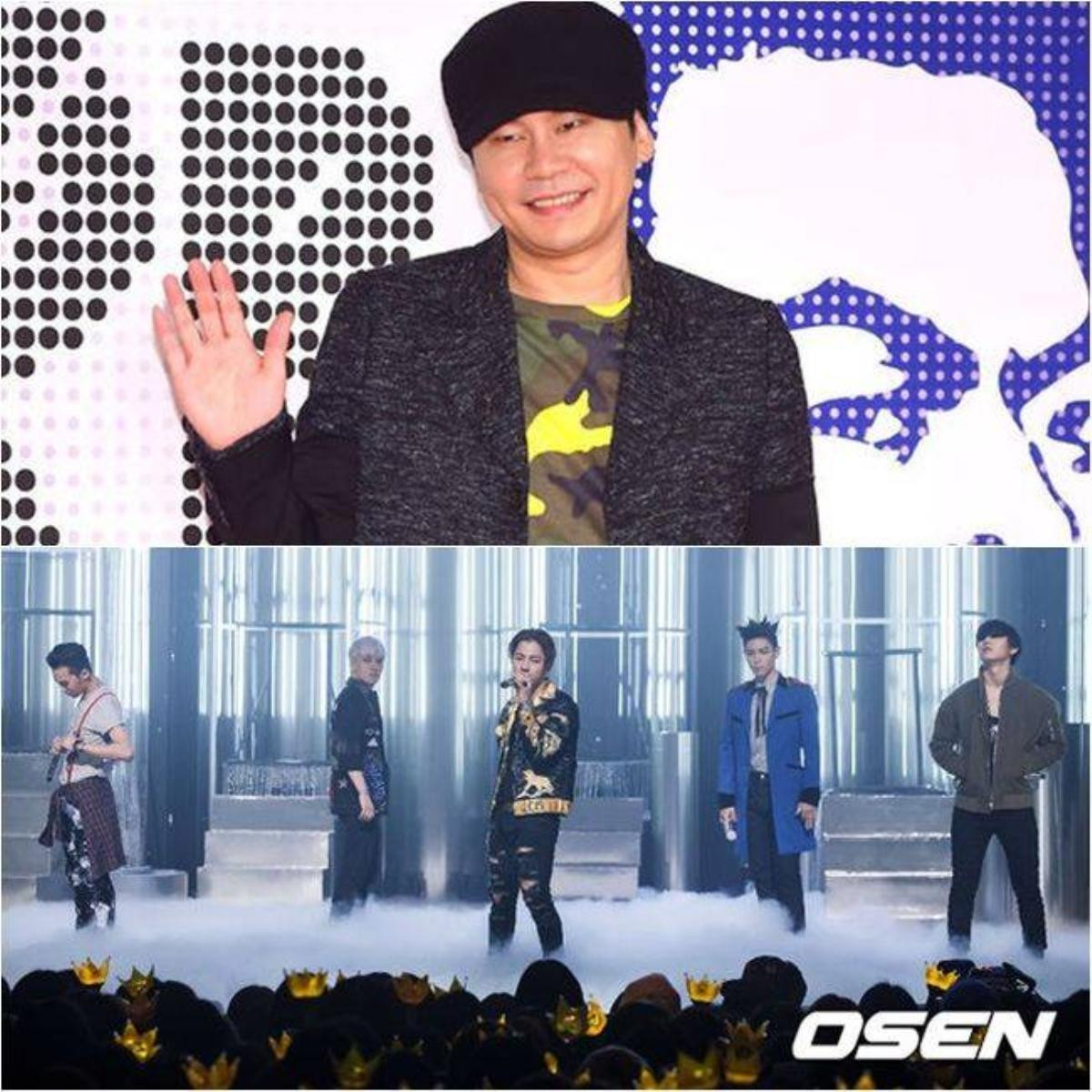 Big Bang và ông chủ Yang Hyun Suk có mối quan hệ khá thân thiết. 