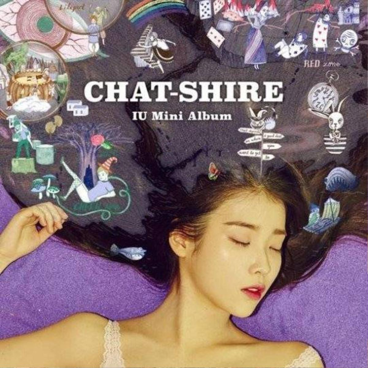 Bìa đĩa album CHAT-SHIRE của IU.