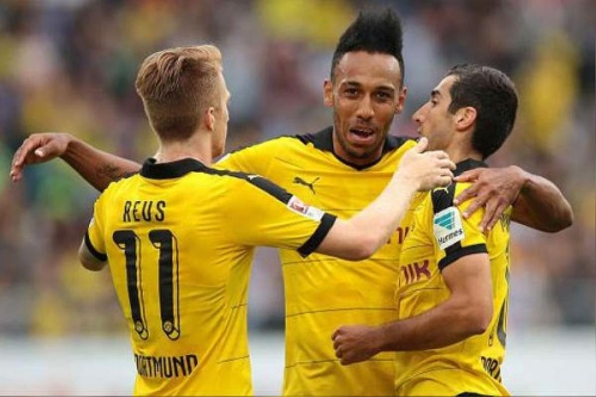 Aubameyang-Reus-Mkhitaryan