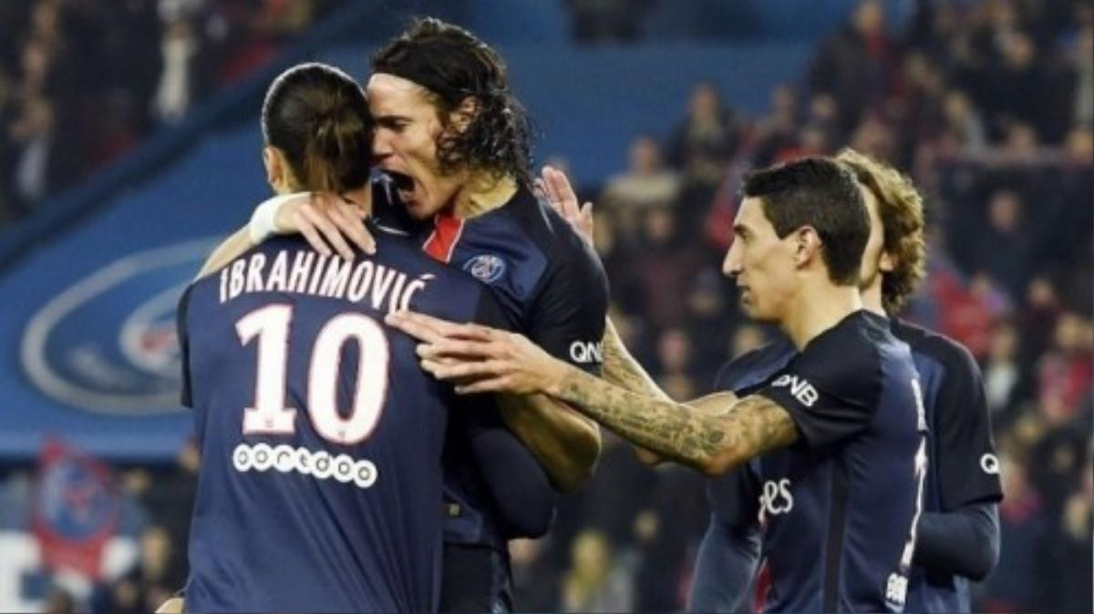 Ibrahimovic - Cavani - Di María