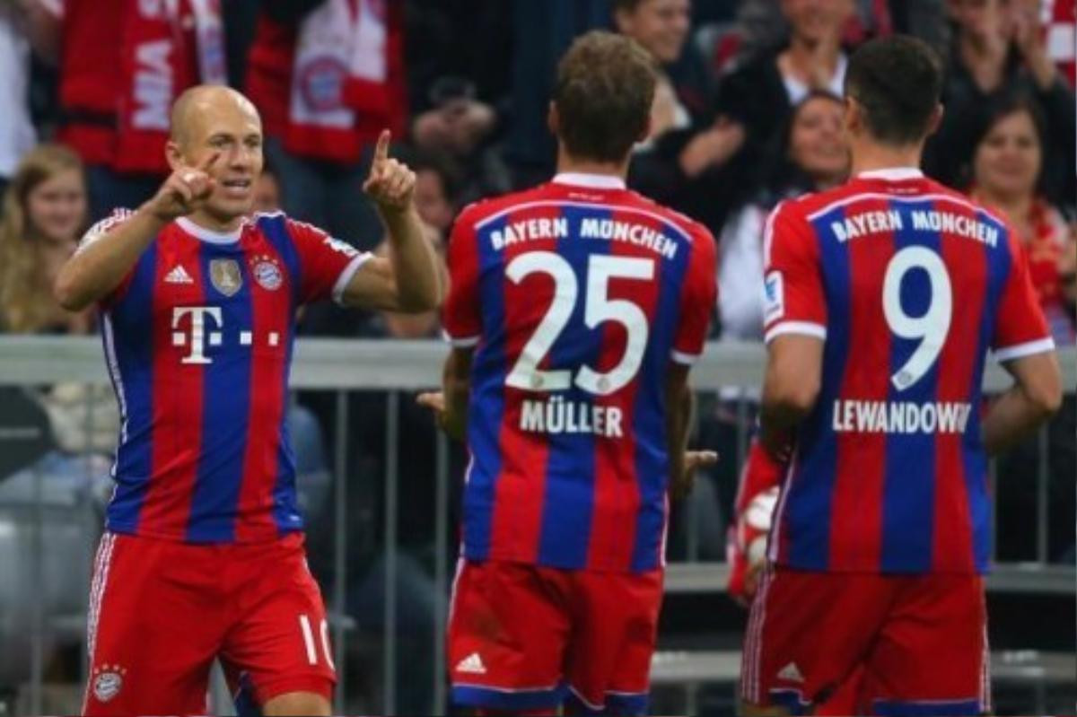 Lewandowski - Müller - Robben