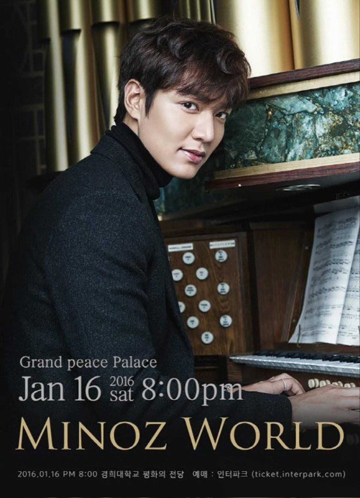 Poster concert giao lưu của Lee Min Ho.