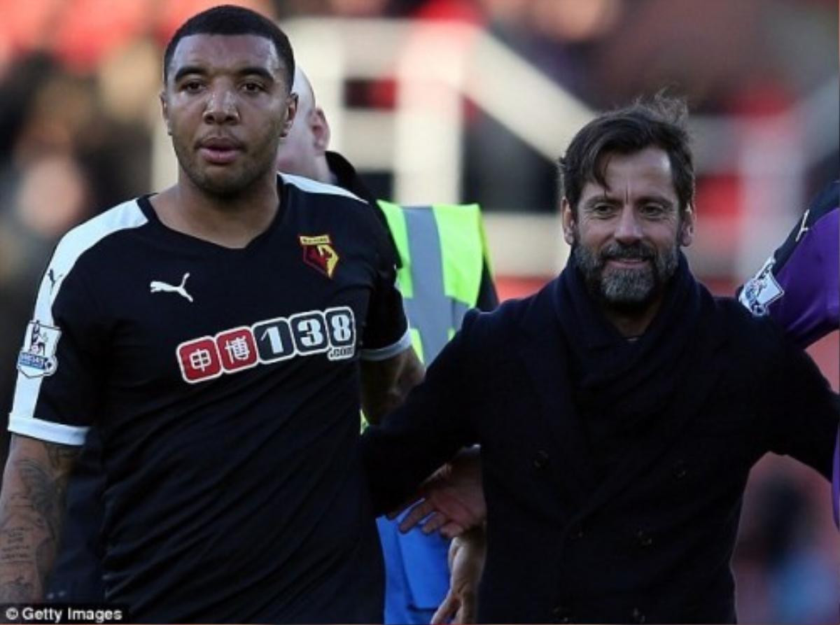 Troy Deeney rất cảm kích HLV Quique Sanchez Flores đã tin tưởng và giúp anh tiếp tục tung hoành trên sân cỏ.