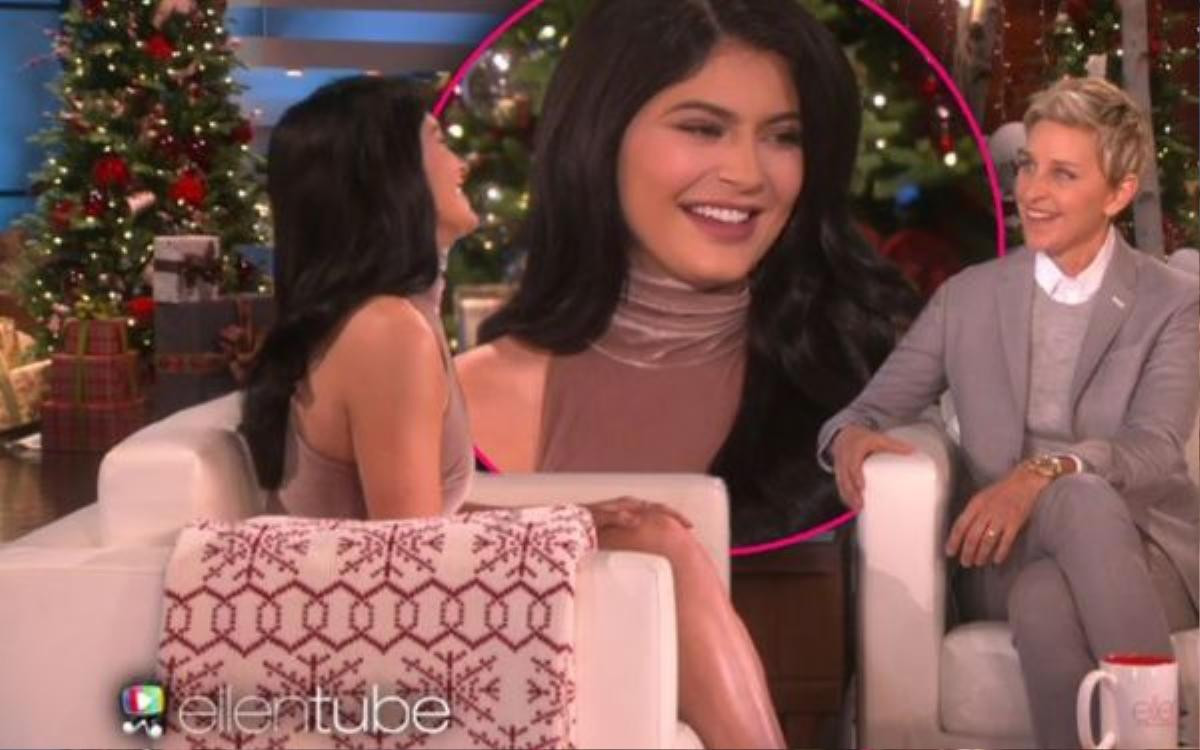 Người đẹp truyền hình thực tế Kylie Jenner làm khách mời trong talkshow của MC Ellen.