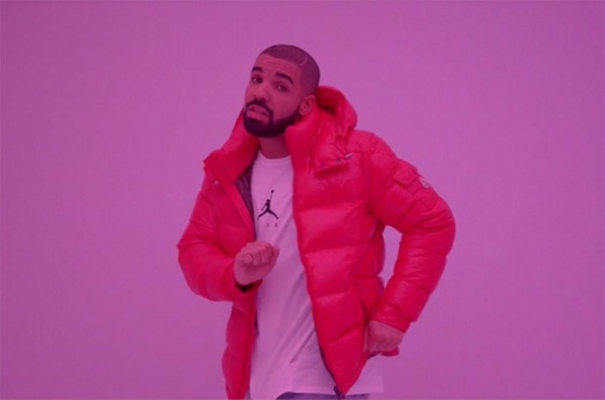 Rapper 29 tuổi trong MV Hotline Bling.