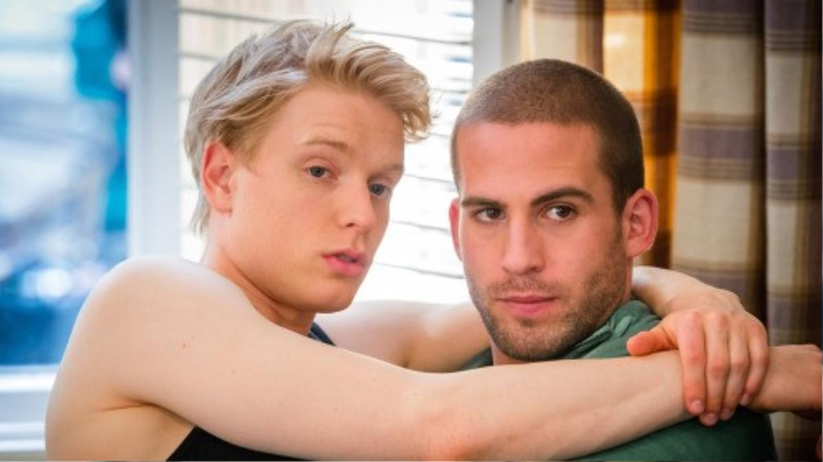 Freddie Fox as Freddie and Dino Fetscher as Aiden