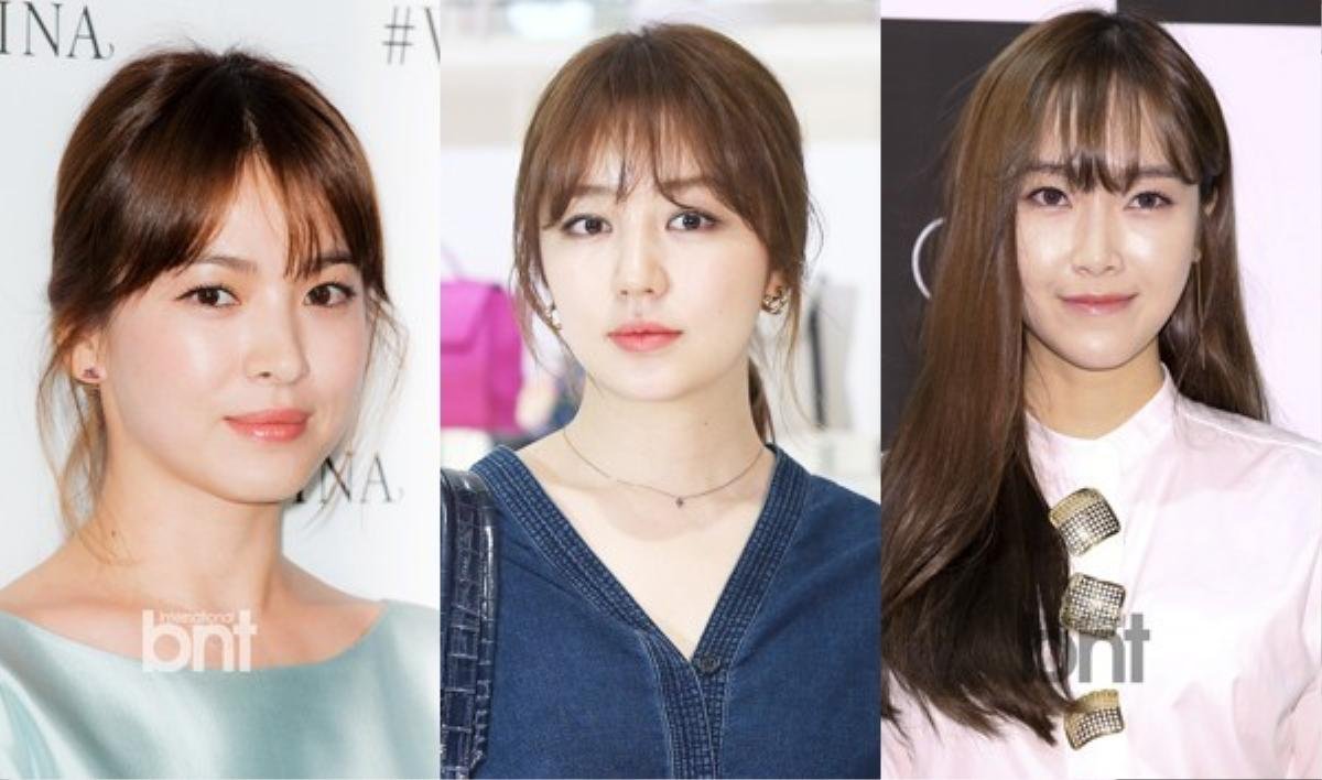 Song Hye Kyo, Yoon Eun Hye và Jessica - 3 người đẹp Hàn Quốc đang hoạt động showbiz ở Trung Quốc.