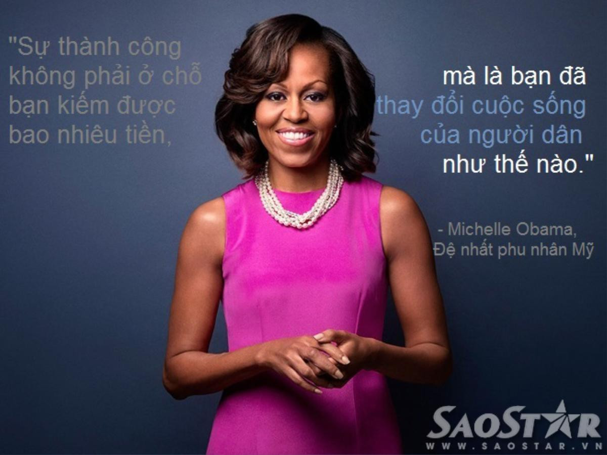 Tuyên bố của Michelle Obama trước công chúng. Bà luôn là nguồn cảm hứng vô tận cho nhiều người trong cuộc sống.