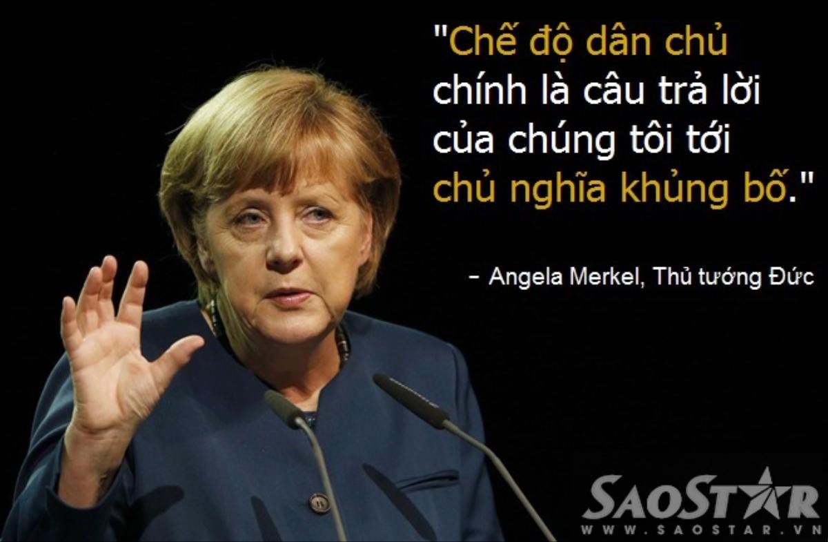 Tuyên bố đanh thép của Angela Merkel.