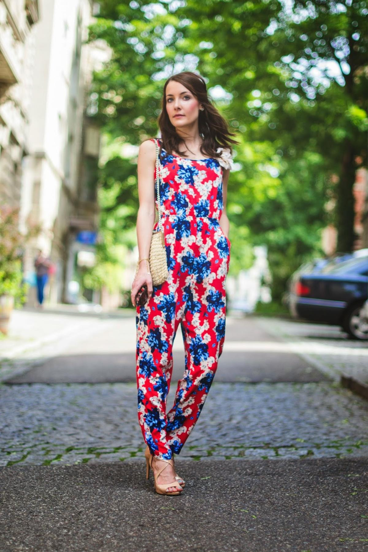 That flower jumpsuit 1