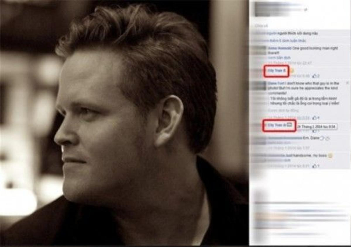 Elly Trần thường xuyên comment trên FB của D.F.