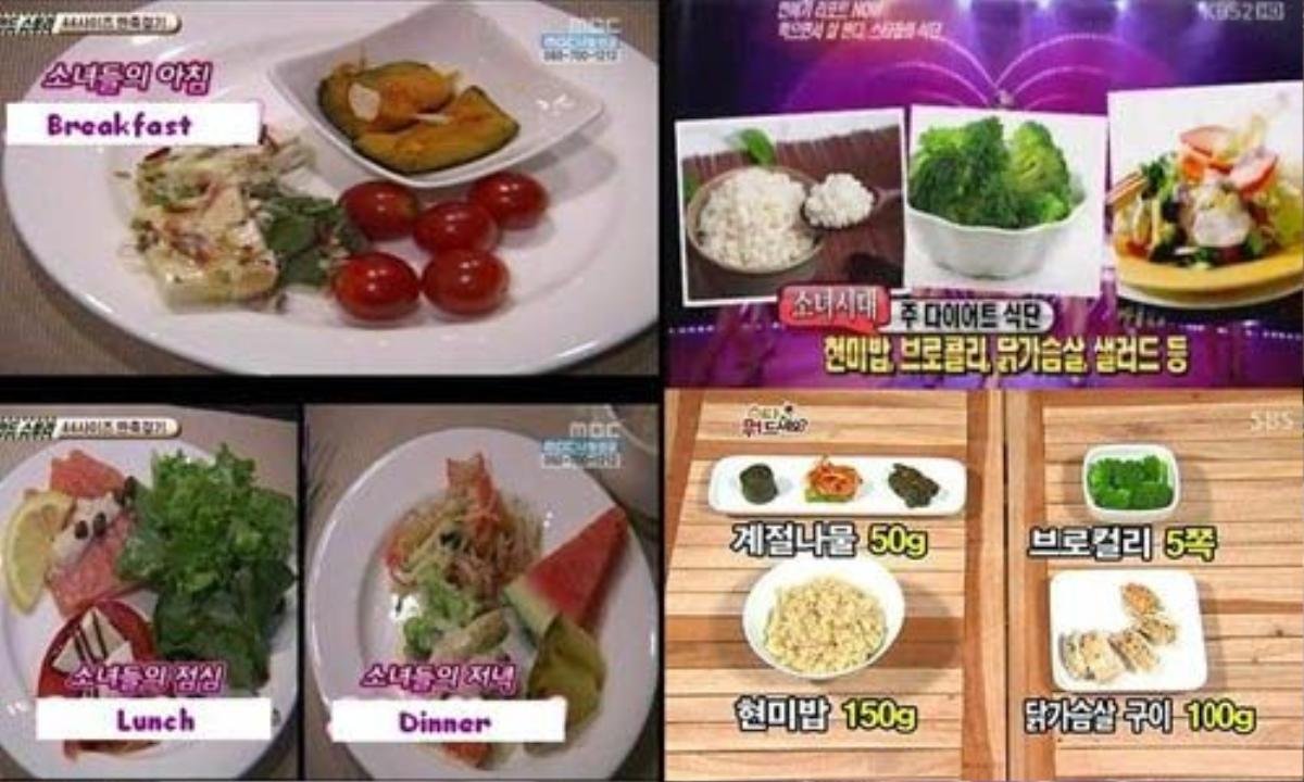 snsd diet menu