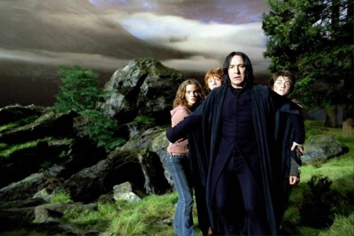 Snape che chở, bảo vệ ba học trò