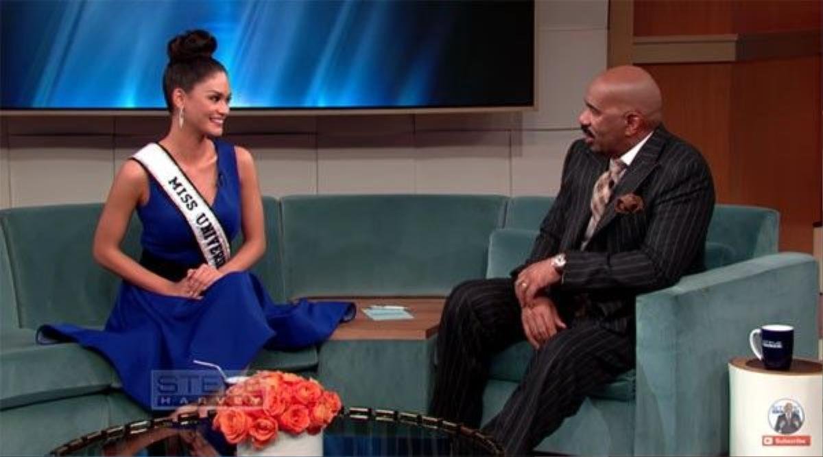 Miss-Universe-Pia-Wurtzbach-inerview-with-Steve-Harvey-Video