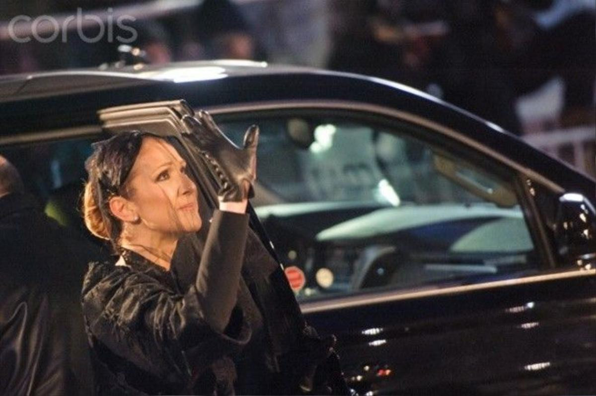 22 Jan 2016, Montreal, Quebec, Canada --- Jan. 22, 2016 - Montreal, Canada - CELINE DION at the funeral of Rene Angelil, her husband and manager, at Notre-Dame Basilica. (Credit Image: © Chantal Levesque via ZUMA Wire) --- Image by © Chantal Levesque/ZUMA Press/Corbis