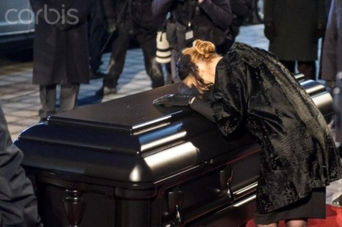 22 Jan 2016, Montreal, Quebec, Canada --- Jan. 22, 2016 - Montreal, Canada - CELINE DION at the funeral of Rene Angelil, her husband and manager, at Notre-Dame Basilica. (Credit Image: © Chantal Levesque via ZUMA Wire) --- Image by © Chantal Levesque/ZUMA Press/Corbis