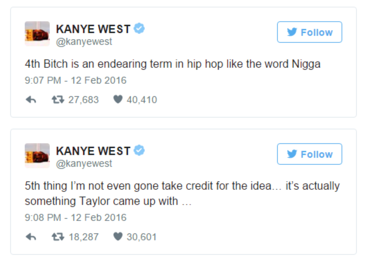 Kanye đăng đàn lời giải thích về ca khúc Famous.