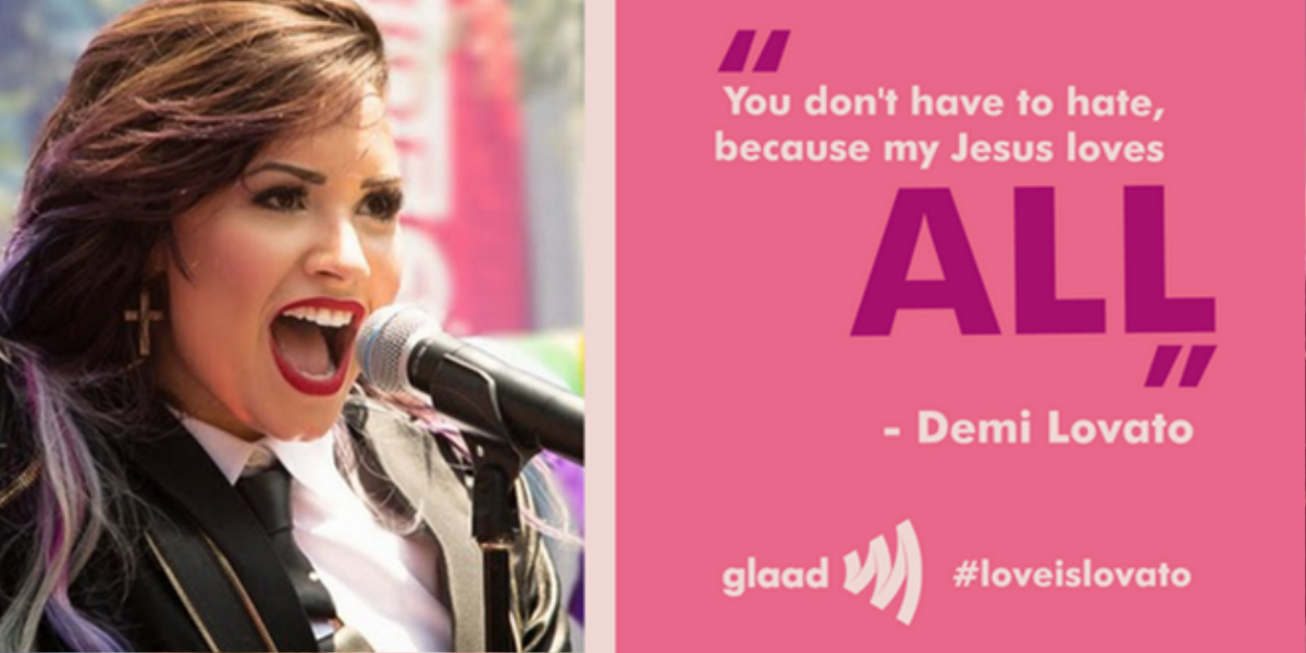 Demi - Glaad