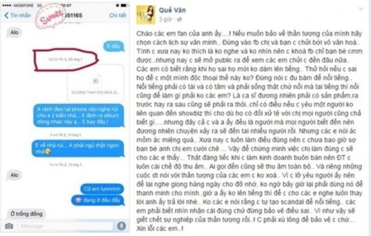 Quế Vân khẳng định tất cả các cuộc gọi của cô đều được ghi âm lại.