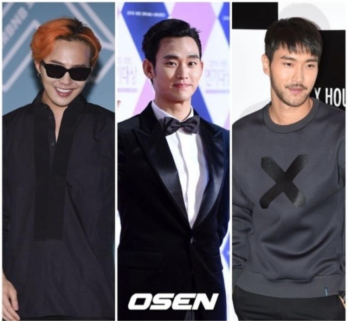 G-Dragon, Kim Soo Hyun và Choi Si Won.