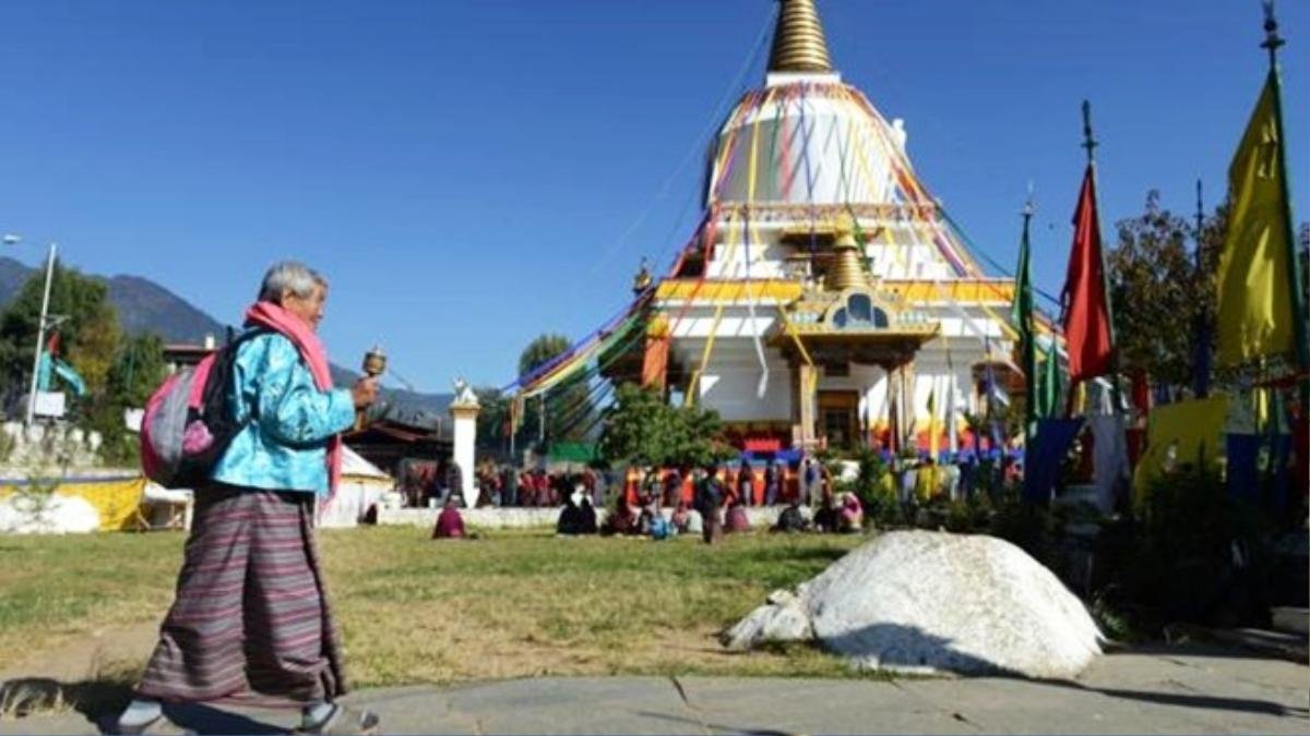 Memorial Chorten Monastery in Thimphu. (Credit: Prakash Mathema/AFP/Getty)