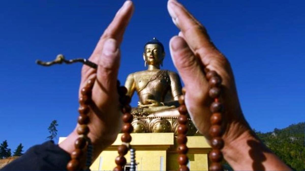 Buddha Dordenma statue in Thimphu. (Credit: Prakesh Mathema/AFP/Getty)