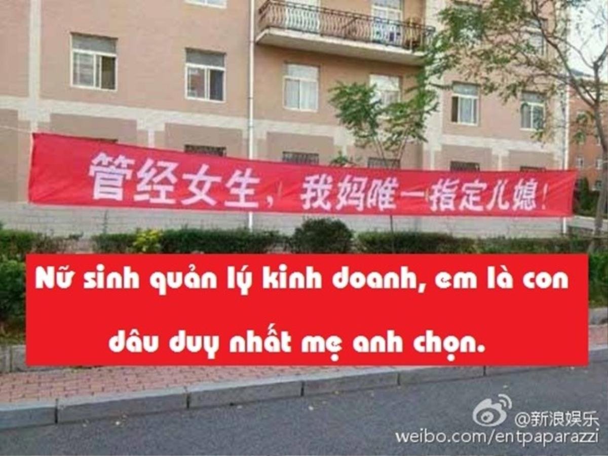 "Nữ sinh quản lý kinh doanh, em là con dâu duy nhất mẹ anh chọn."