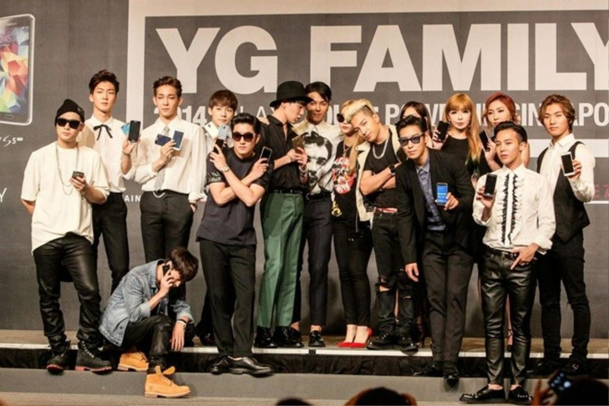 WINNER, BigBang, 2NE1 và một số nghệ sĩ thuộc YG.