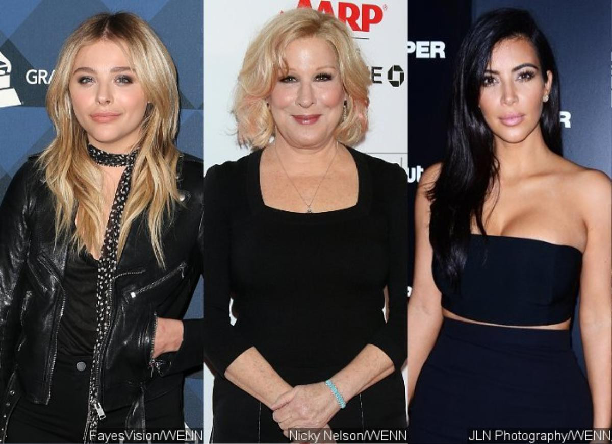 Chloe Moretz và Bette Midler đăng đàn ý kiến phản đối ảnh gợi cảm quá đà của người đẹp siêu vòng 3.