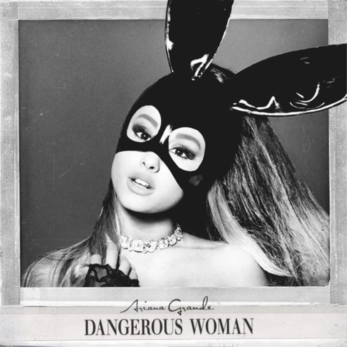 Hình ảnh bìa chính thức của album 'Dangerous Woman'