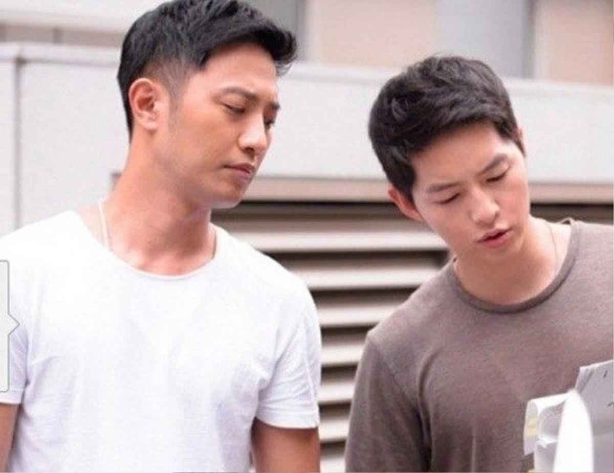 Song Jong Ki và Jin Goo thân thiết cùng nhau tập kịch bản