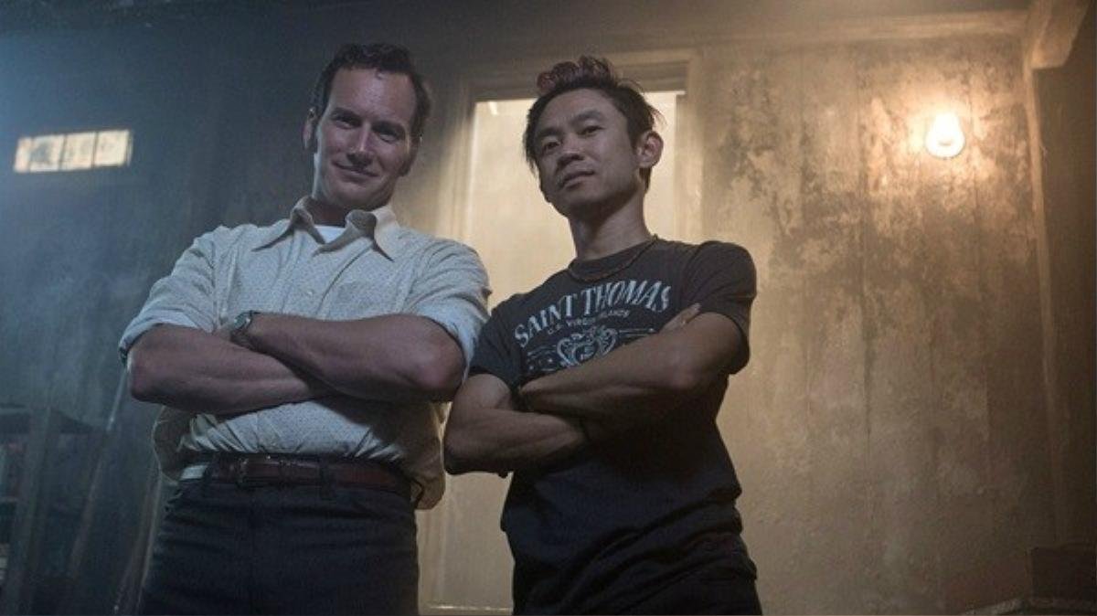 Patrick Wilson và đạo diễn James Wan.