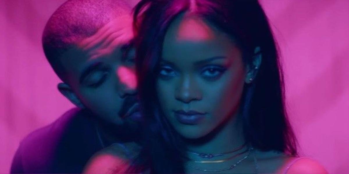 Rihanna cùng Drake tình tứ trong MV Work.