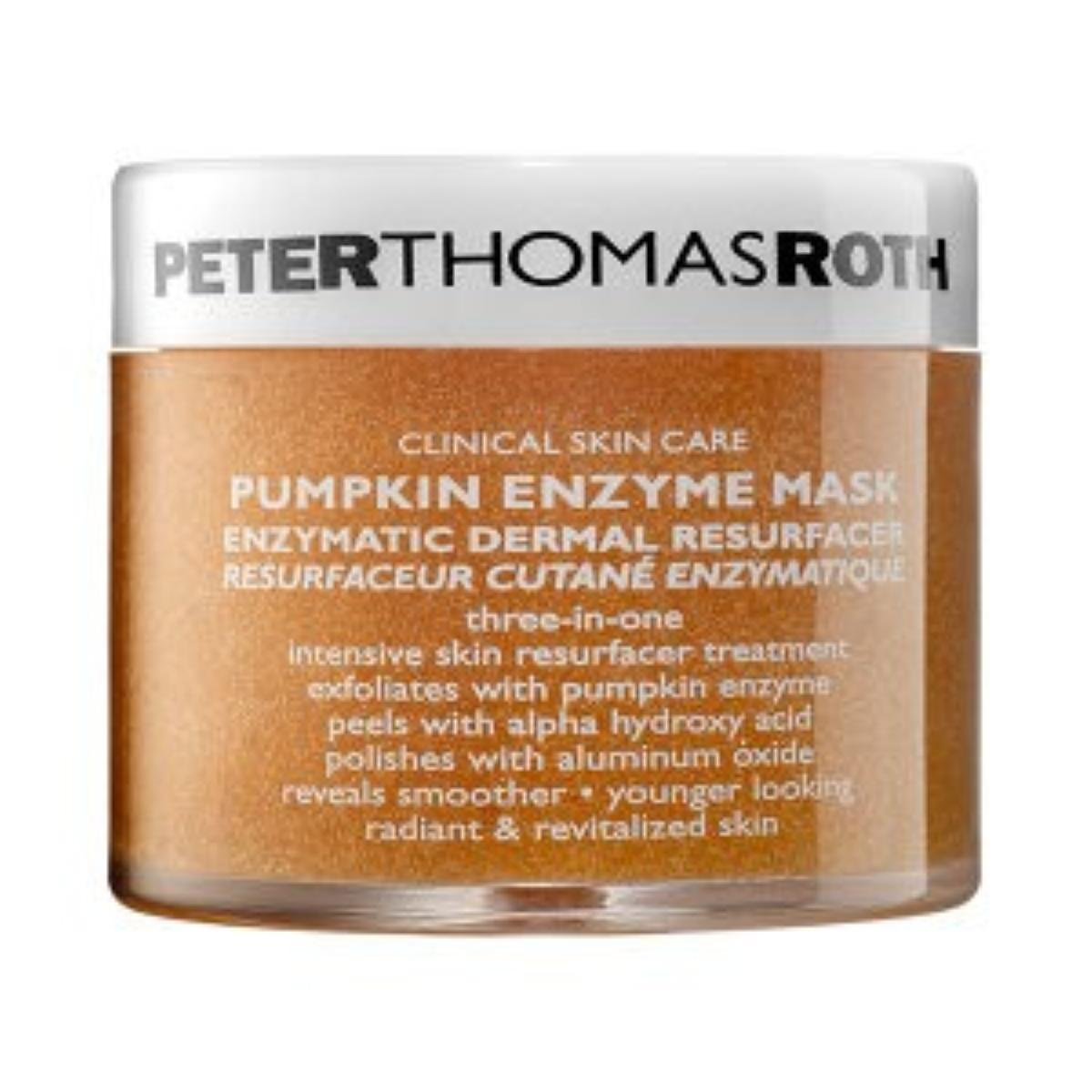 Peter Thomas Roth Pumpkin Enzyme Mask giúp phục hồi da hư tổn, sạm nám.