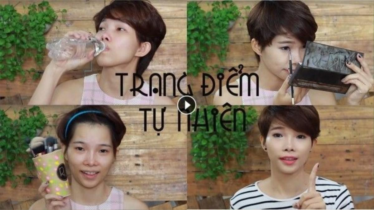 Cô gái này khá tự nhiên khi để nguyên mặt mộc để quay clip trang điểm, có lẽ đó cũng là một trong những yếu tố thu hút khiến người xem tò mò sau khi đã trang điểm cô ấy sẽ thay đổi ra sao.