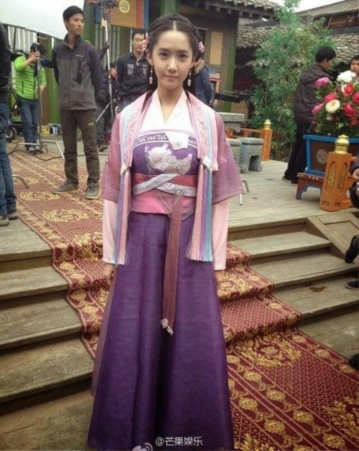 snsd yoona god of war zhao yun filming (2)