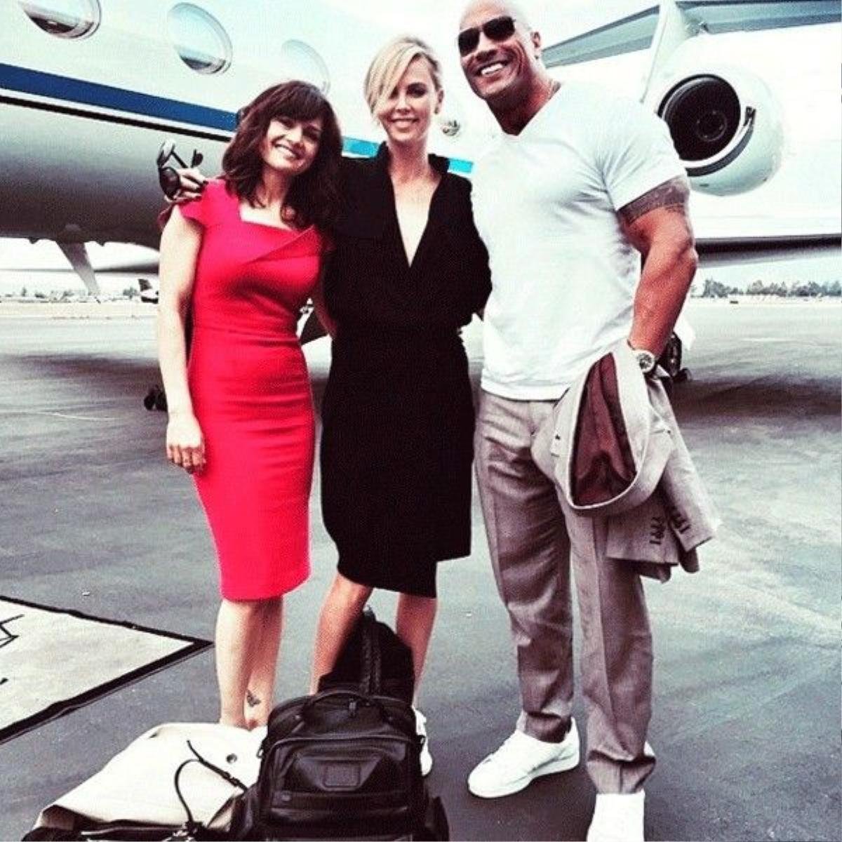 Tấm ảnh được Dwayne Johnson đăng lên trang cá nhân.