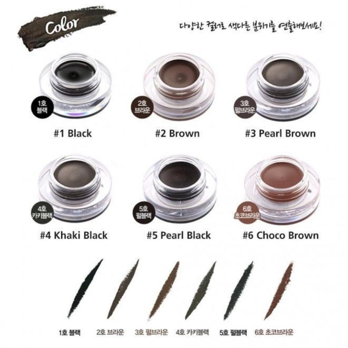 Gel kẻ mắt thần thánh của Tony Moly luôn là chọn lựa của những xx thích dùng mỹ phẩm Kpop bởi độ bám màu siêu mịn và không vón cục của sản phẩm.