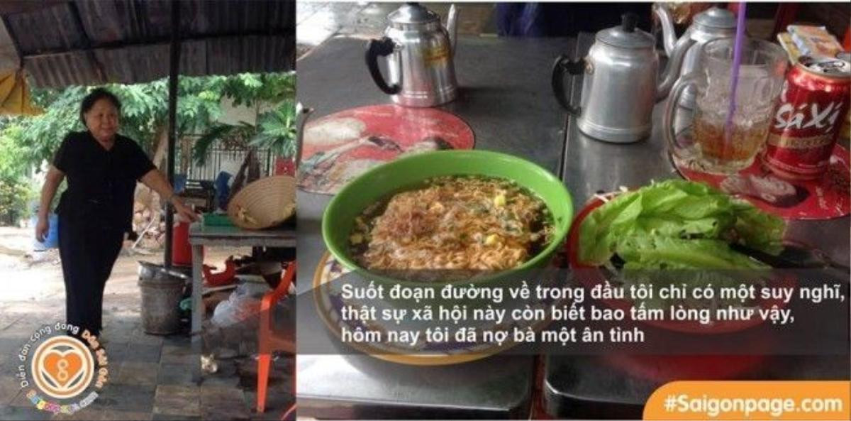 "Tôi đã nợ bà một ân tình"