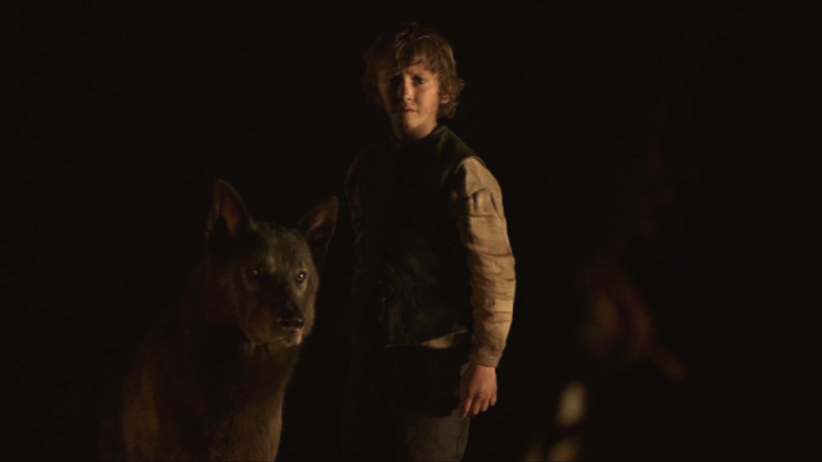 Shaggydog đã không còn ở bên Rickon được nữa.