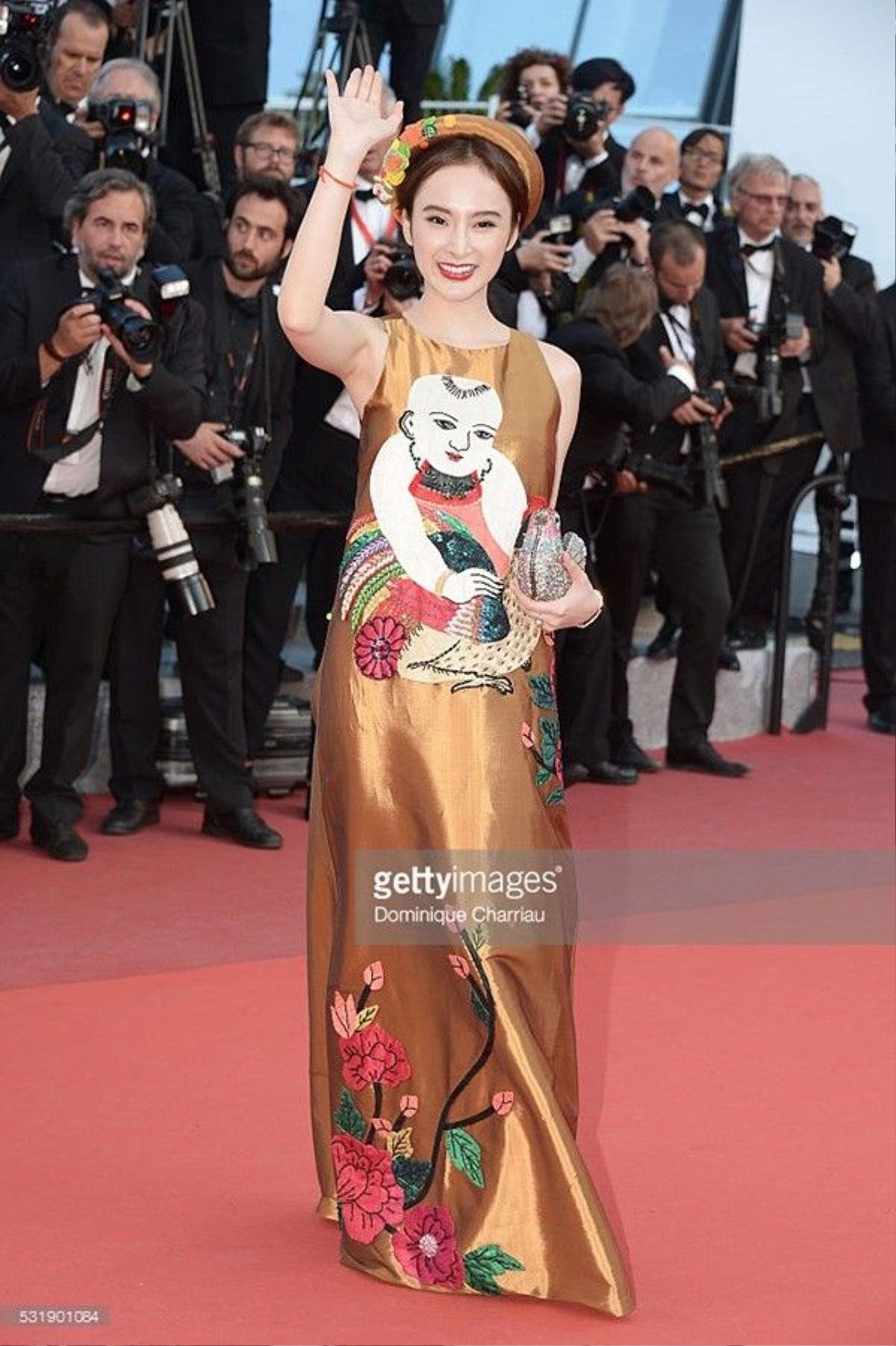 Angela Phương Trinh lộng lẫy tại thảm đỏ Cannes.