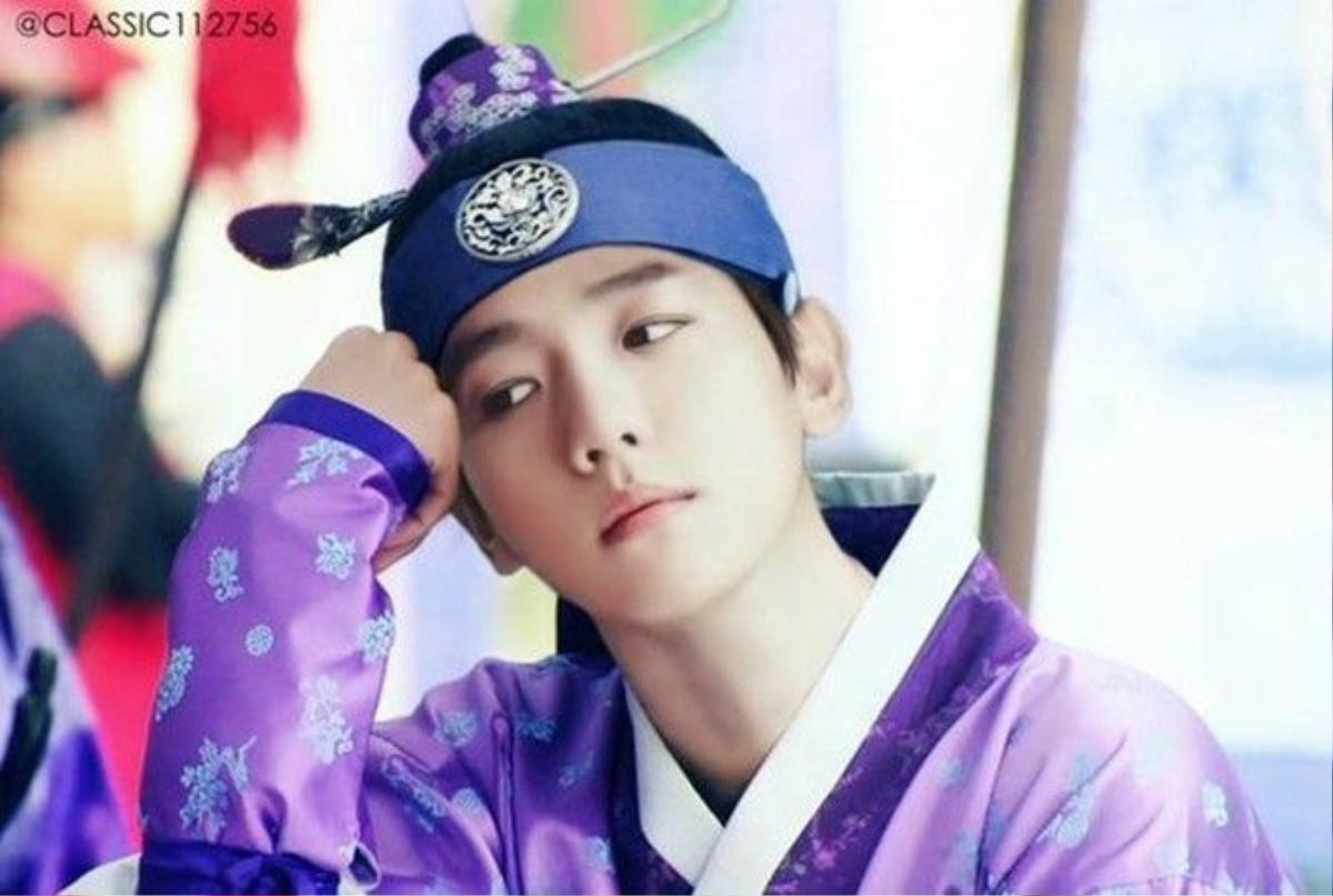 Tạo hình nhân vật của Beakhyun trong phim Moon lovers.