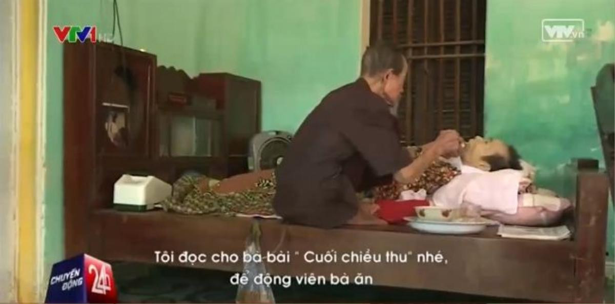  Ông Bàng vẫn thường bảo vợ: “Bây giờ tôi chăm bà, sau này bà mất đi rồi, thì lấy ai chăm tôi?”-Trong câu nói của ông dường như ẩn chưa bao tình cảm yêu thương và ân tình sâu nặng.